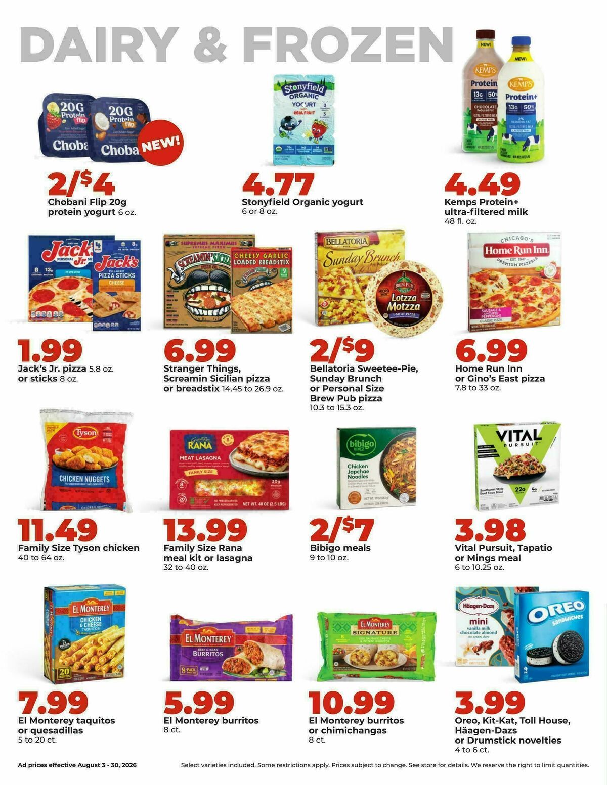 Hy-Vee Weekly Ad from August 3
