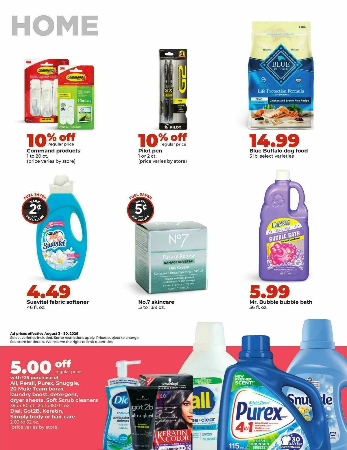 Hy-Vee Weekly Ad from August 3