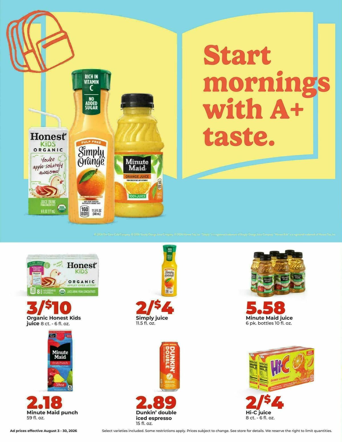 Hy-Vee Weekly Ad from August 3