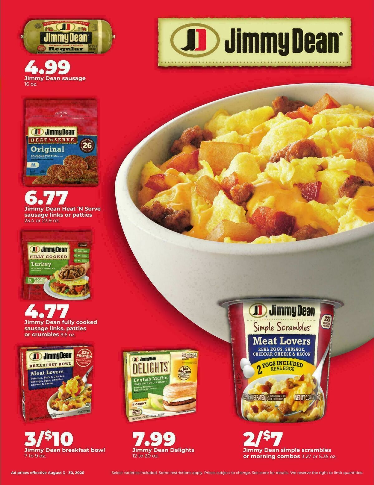 Hy-Vee Weekly Ad from August 3