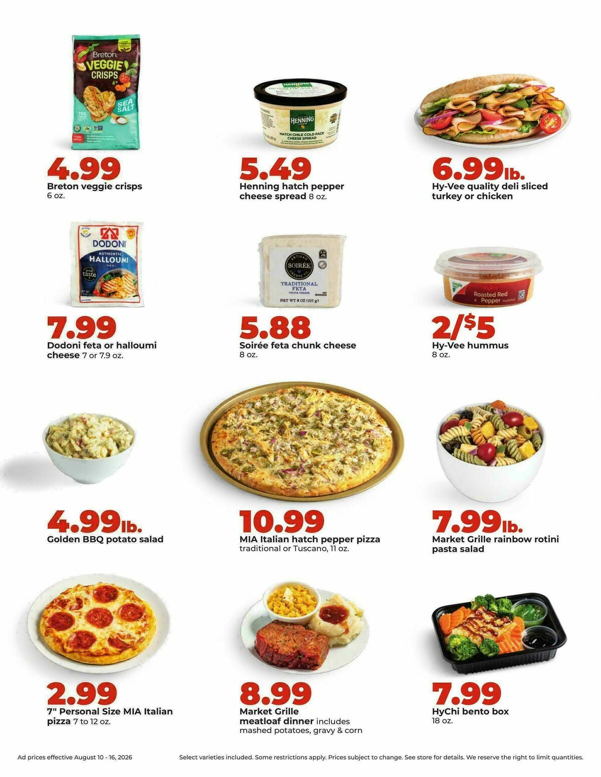 Hy-Vee Weekly Ad from August 10