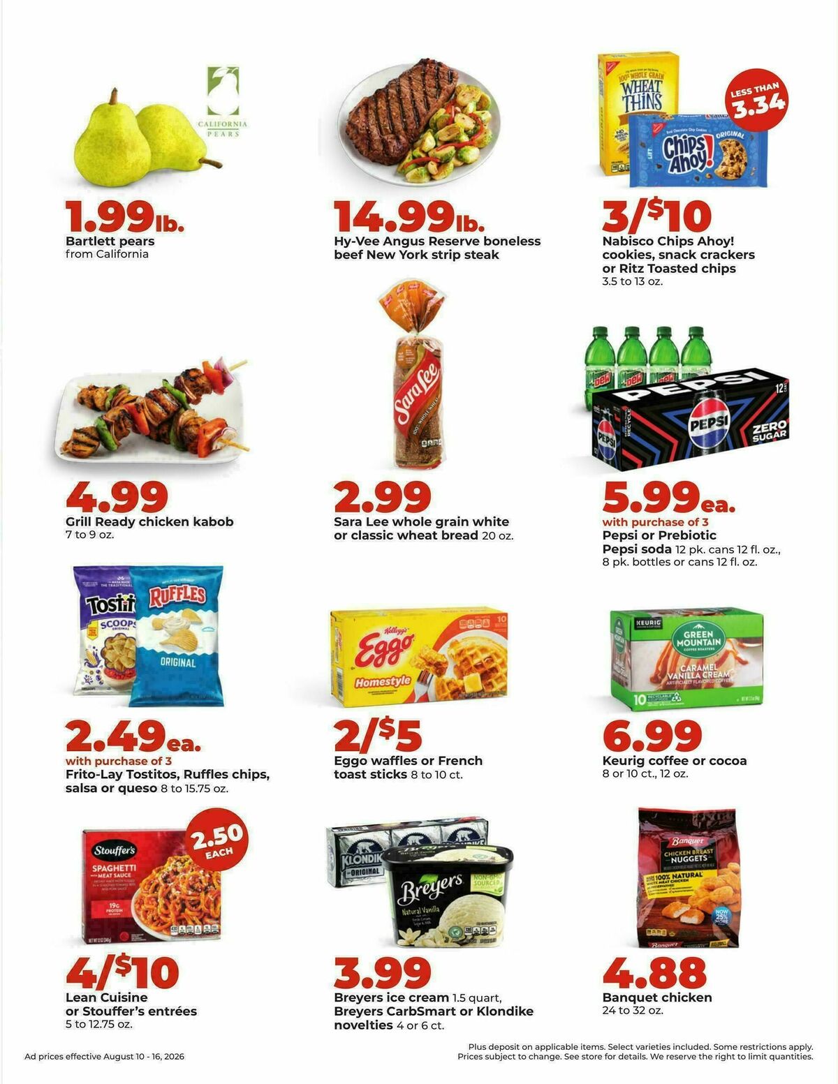 Hy-Vee Weekly Ad from August 10