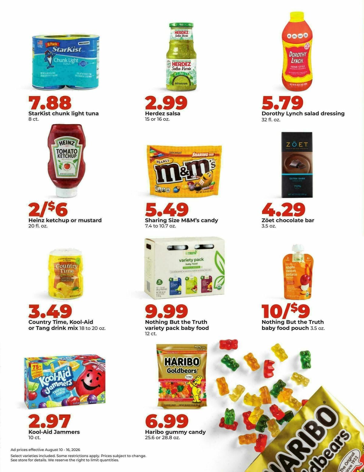 Hy-Vee Weekly Ad from August 10