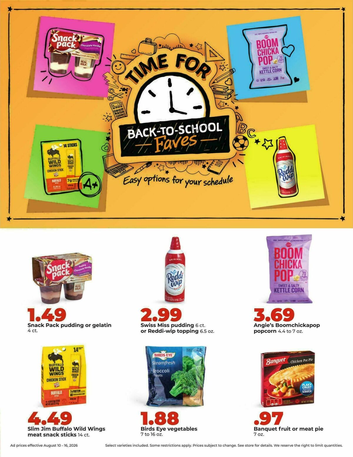 Hy-Vee Weekly Ad from August 10