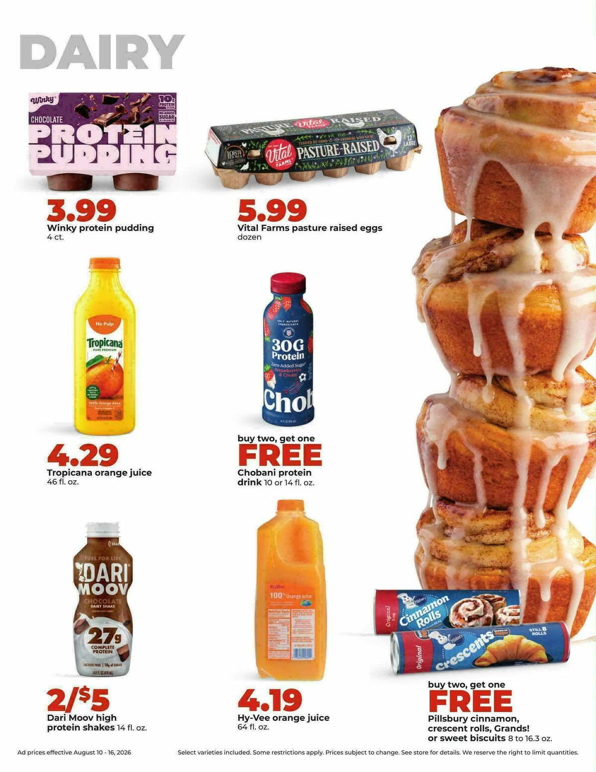 Hy-Vee Weekly Ad from August 10