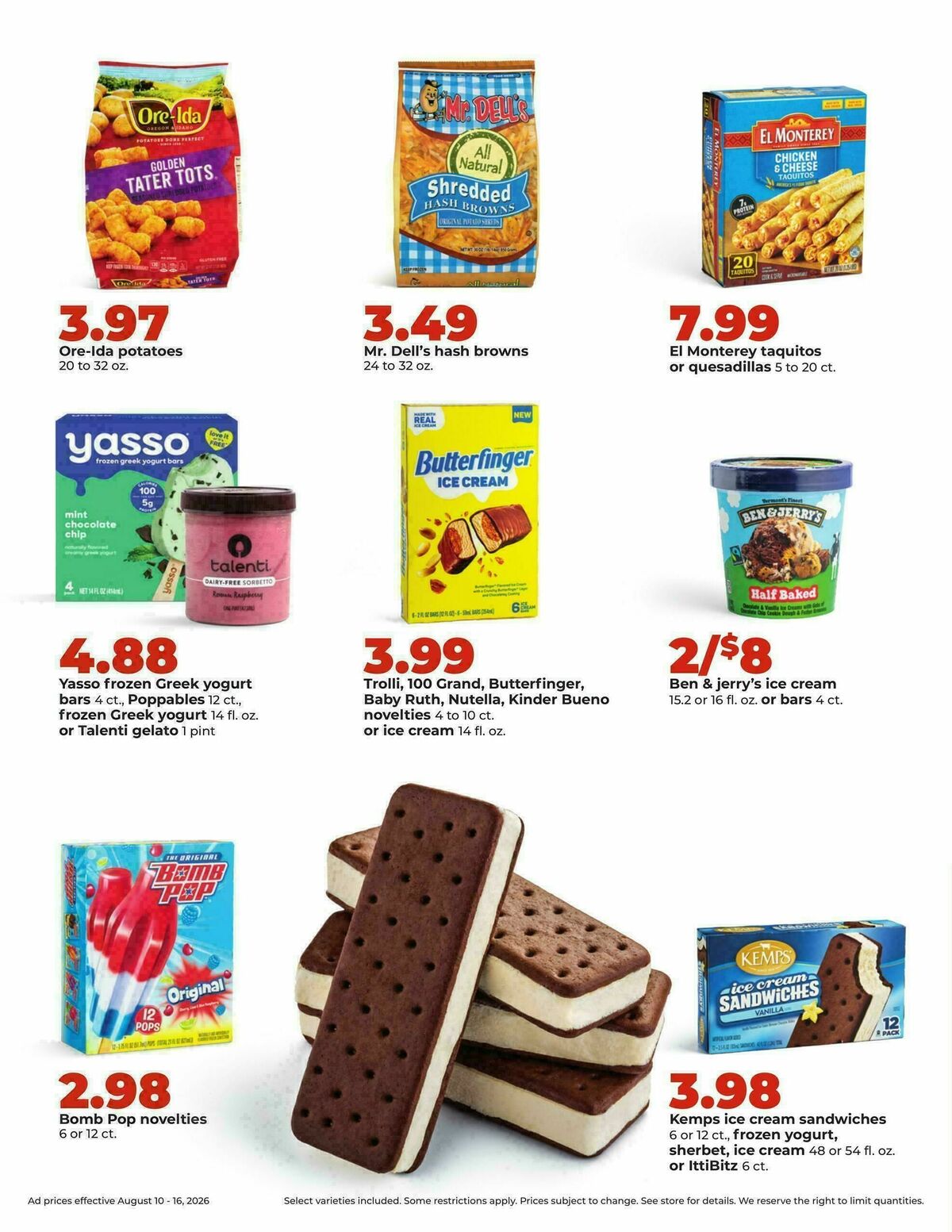 Hy-Vee Weekly Ad from August 10