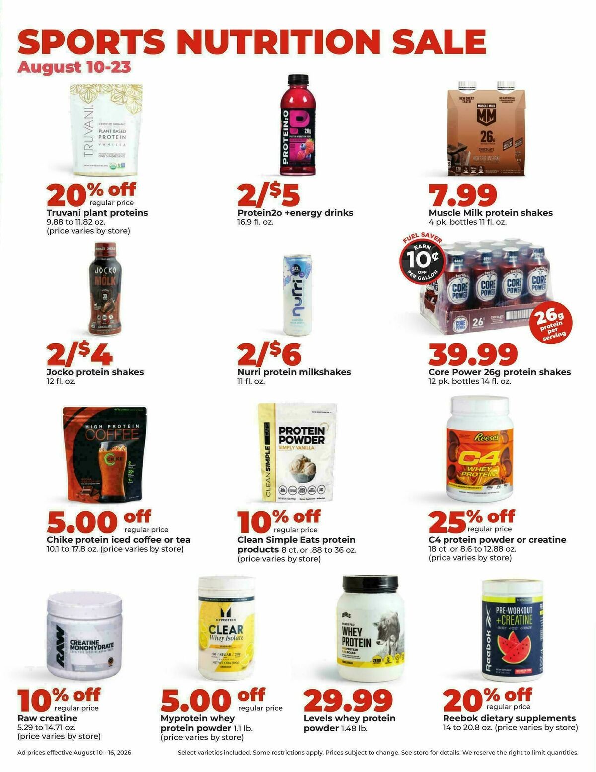 Hy-Vee Weekly Ad from August 10