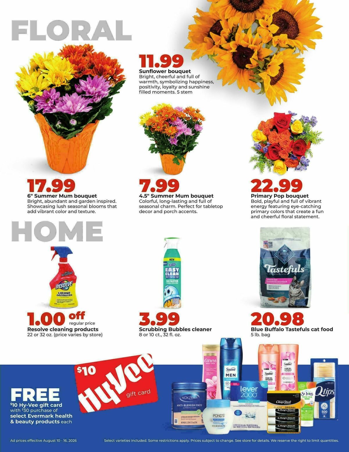 Hy-Vee Weekly Ad from August 10