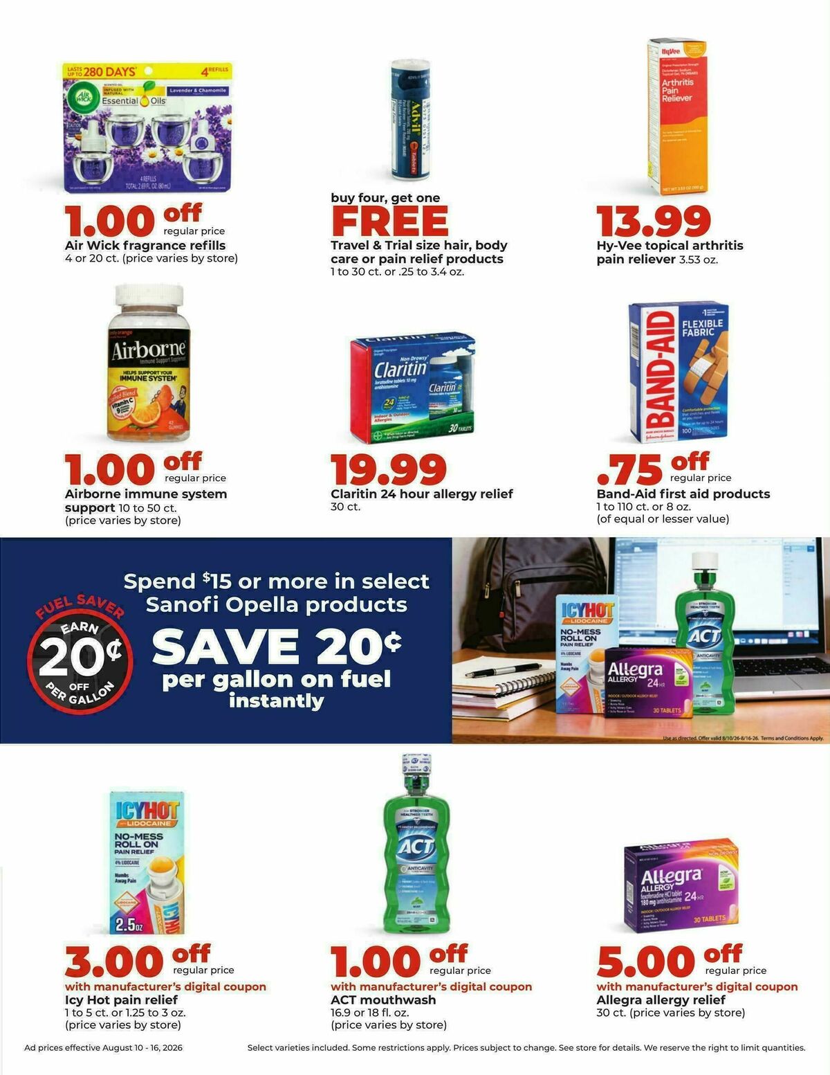 Hy-Vee Weekly Ad from August 10