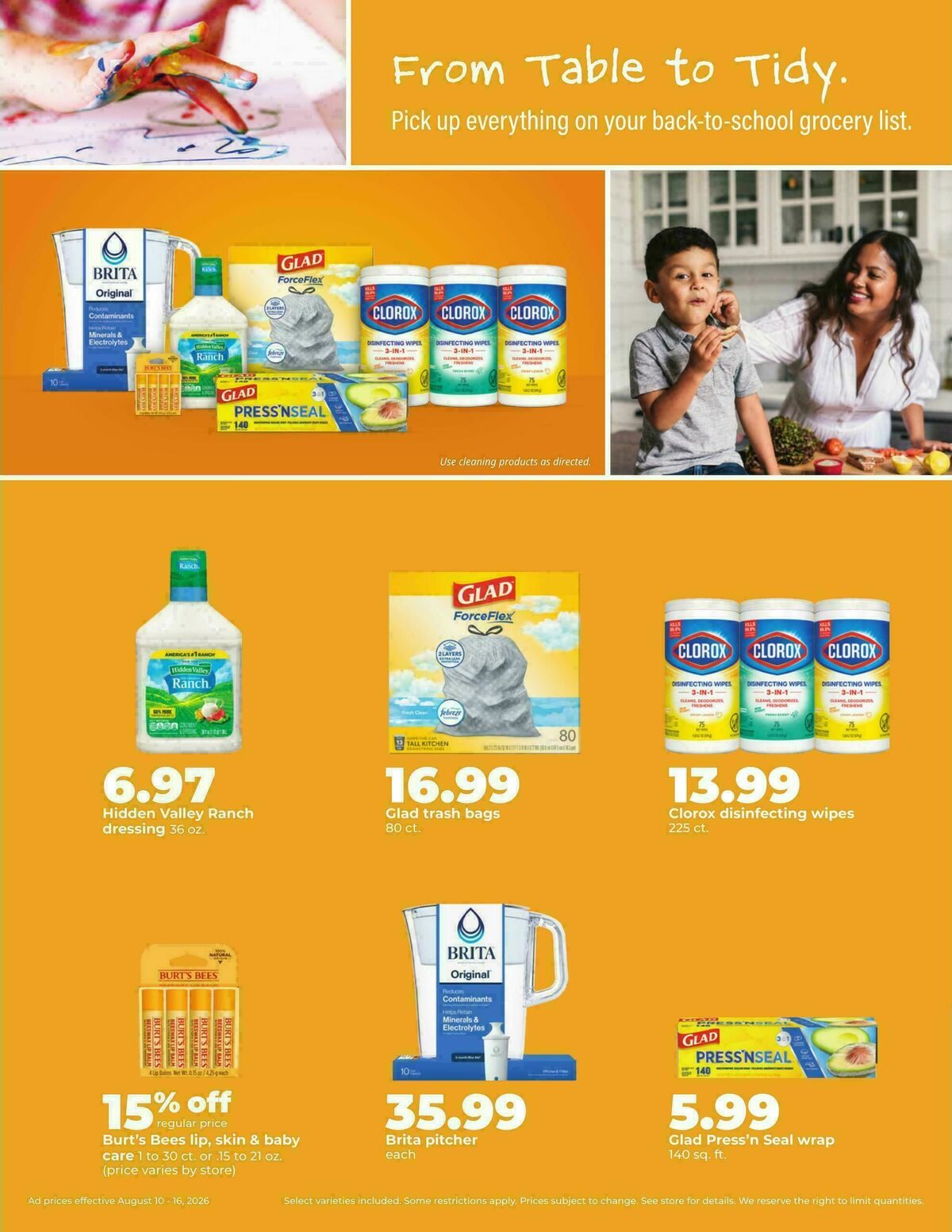 Hy-Vee Weekly Ad from August 10