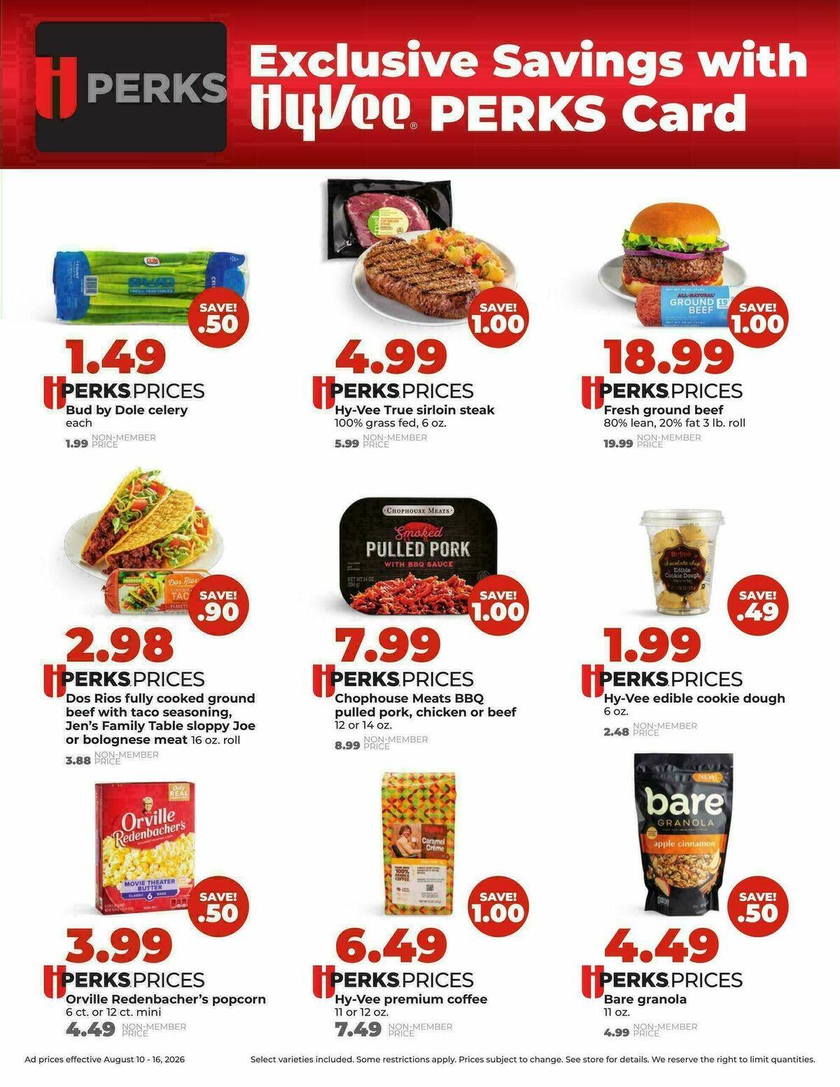 Hy-Vee Weekly Ad from August 10