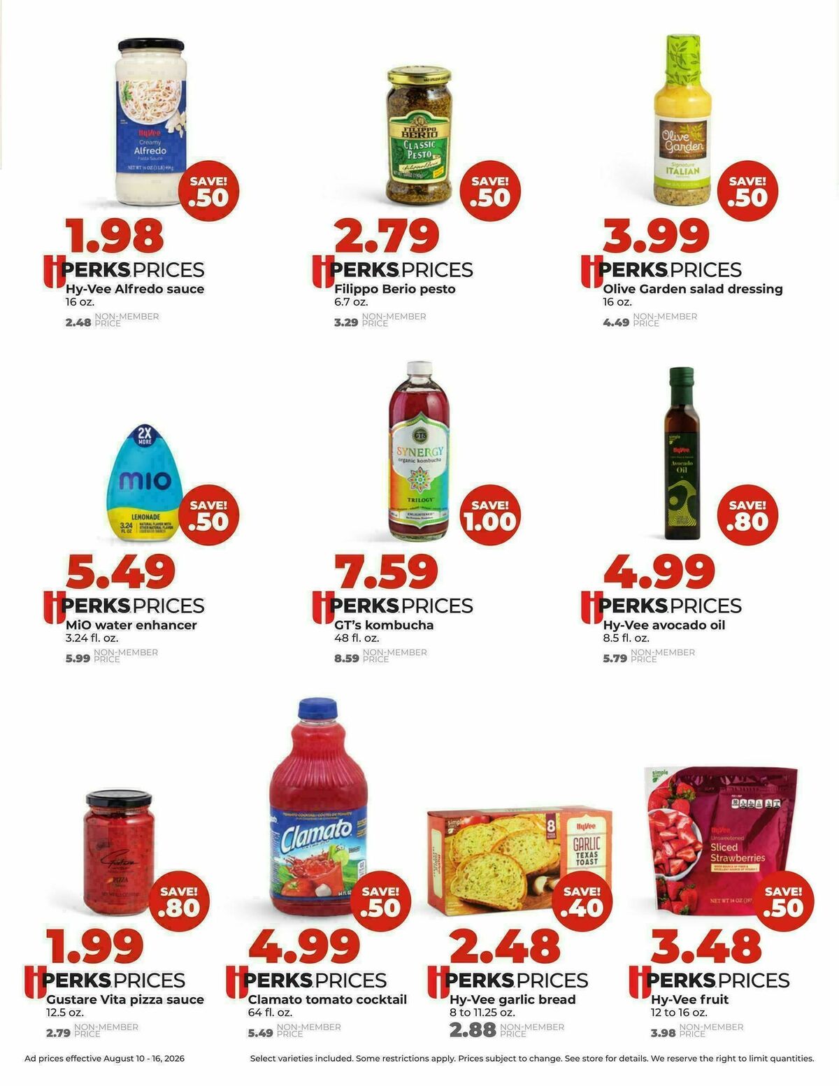 Hy-Vee Weekly Ad from August 10