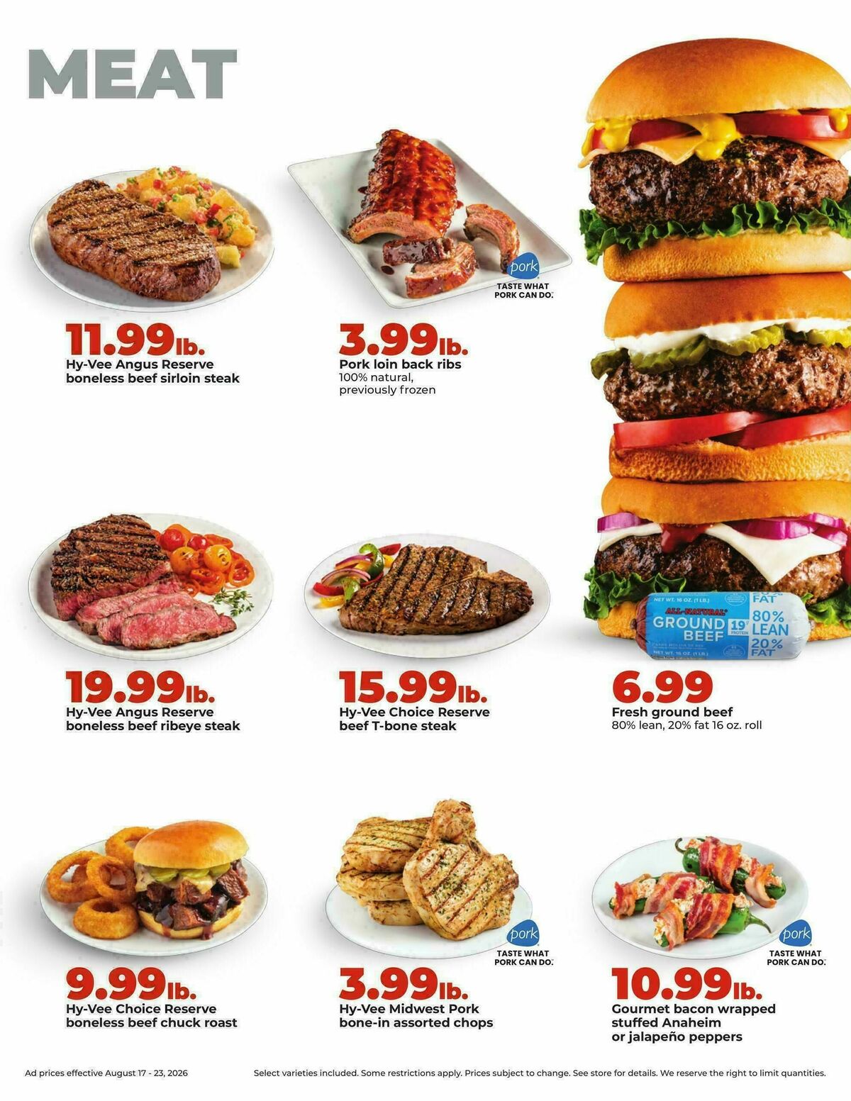 Hy-Vee Weekly Ad from August 17