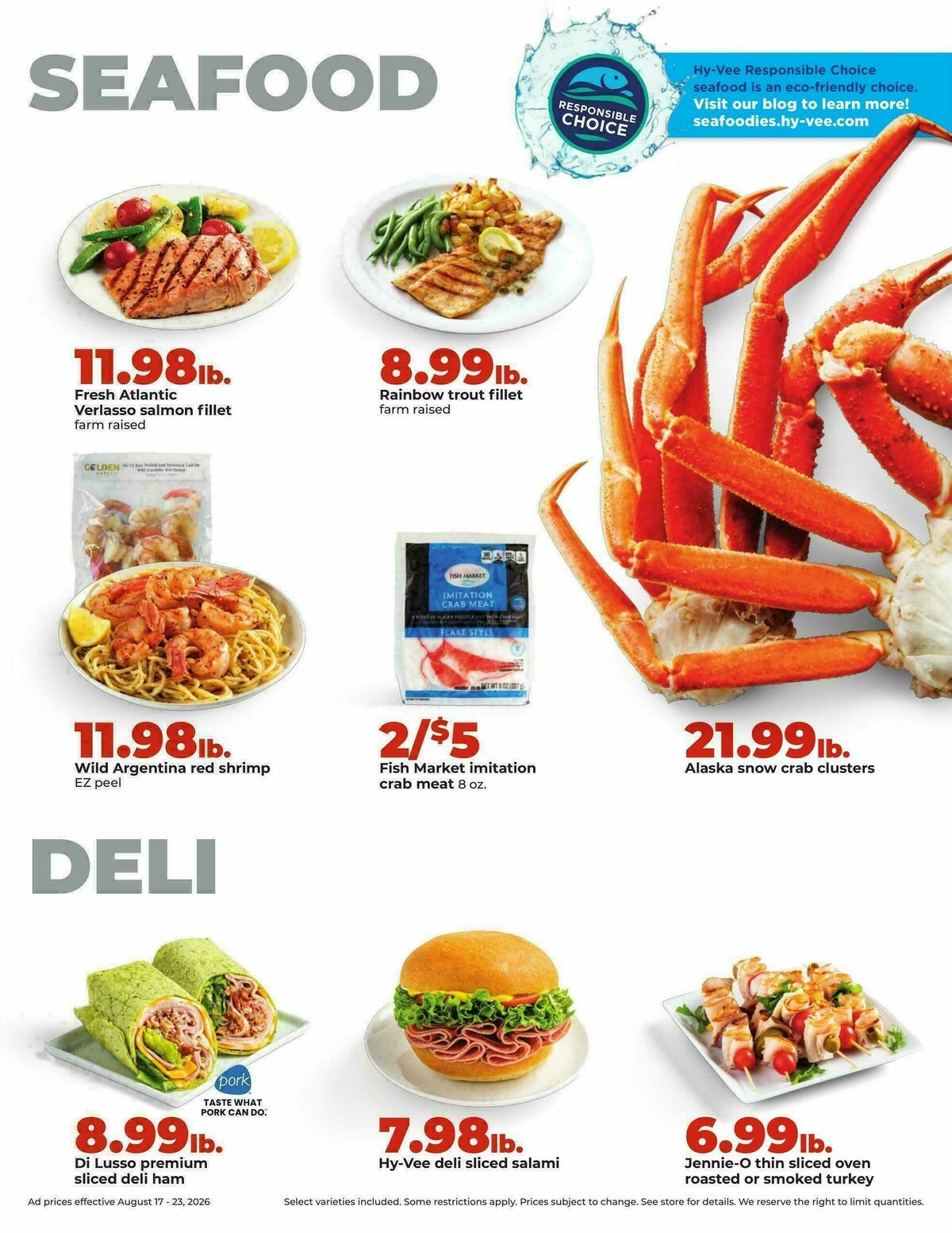 Hy-Vee Weekly Ad from August 17