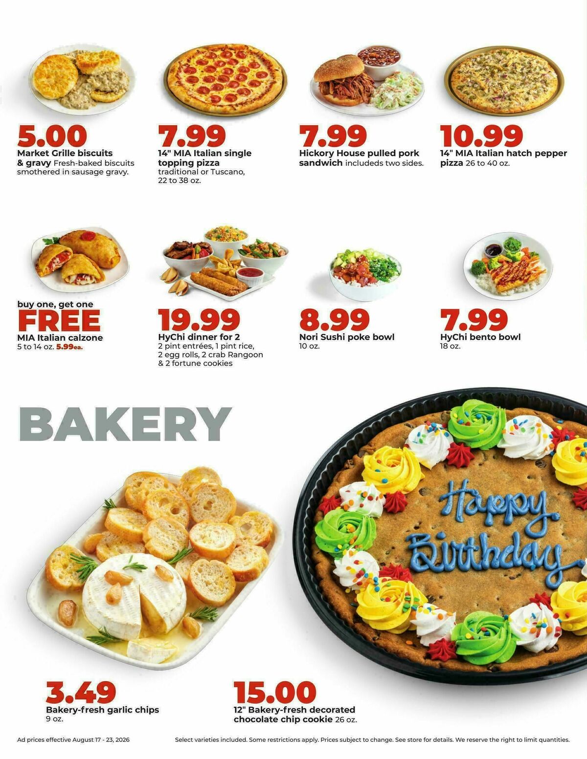 Hy-Vee Weekly Ad from August 17