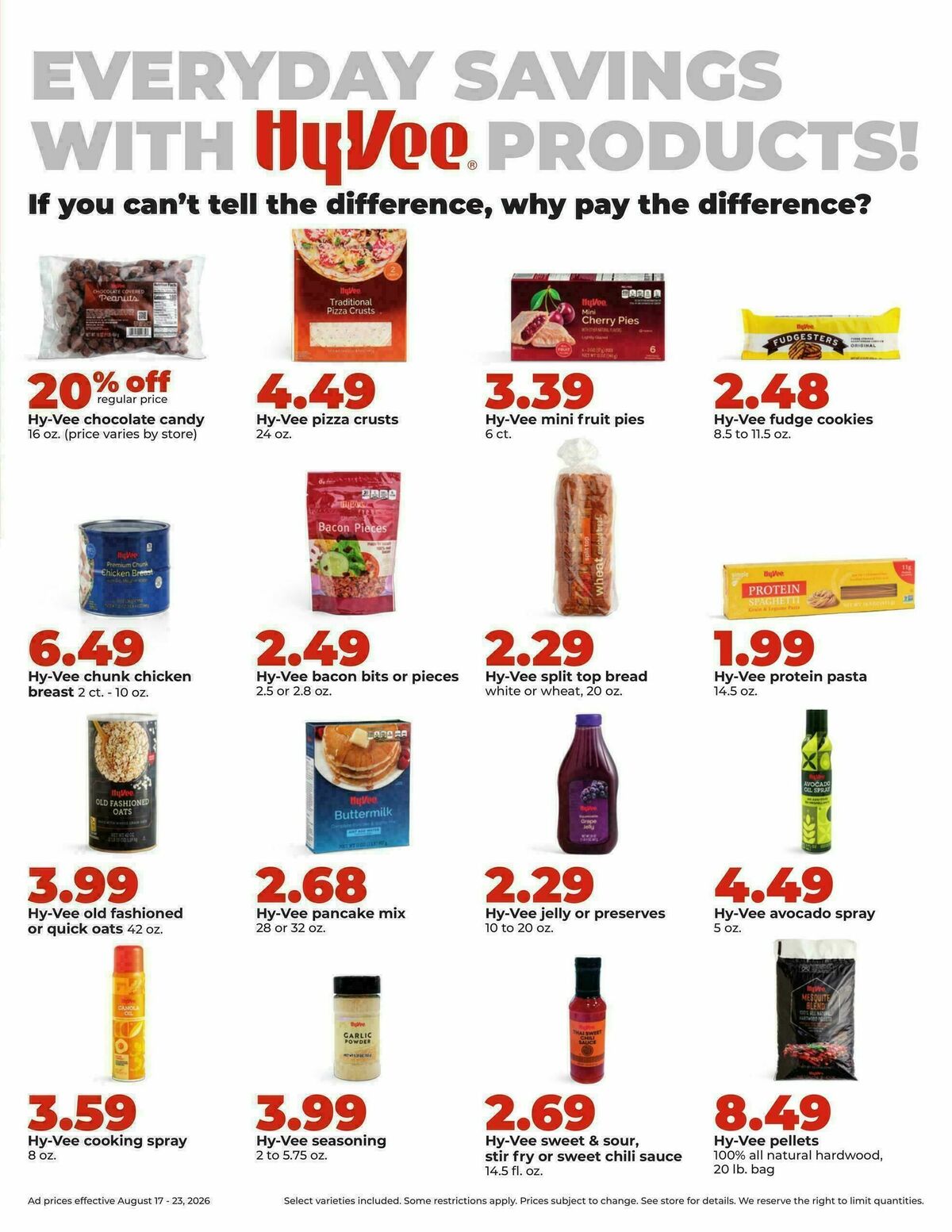 Hy-Vee Weekly Ad from August 17