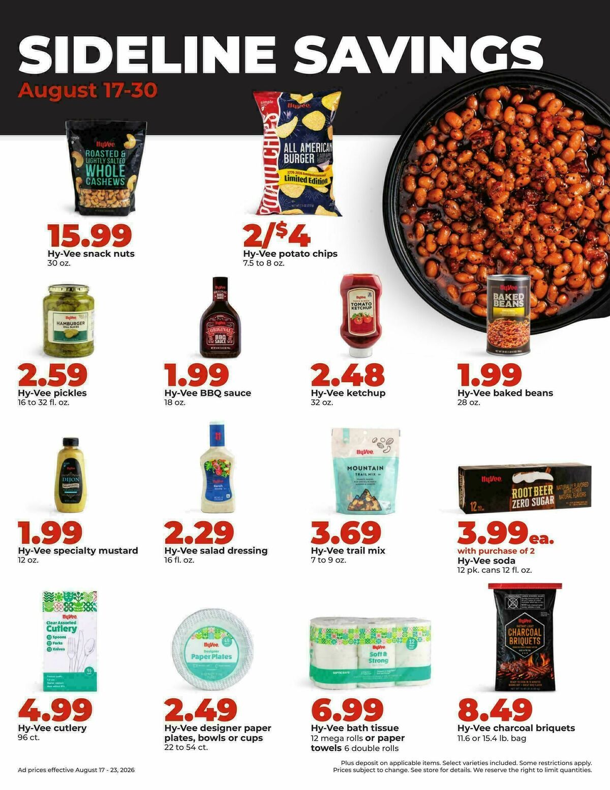 Hy-Vee Weekly Ad from August 17