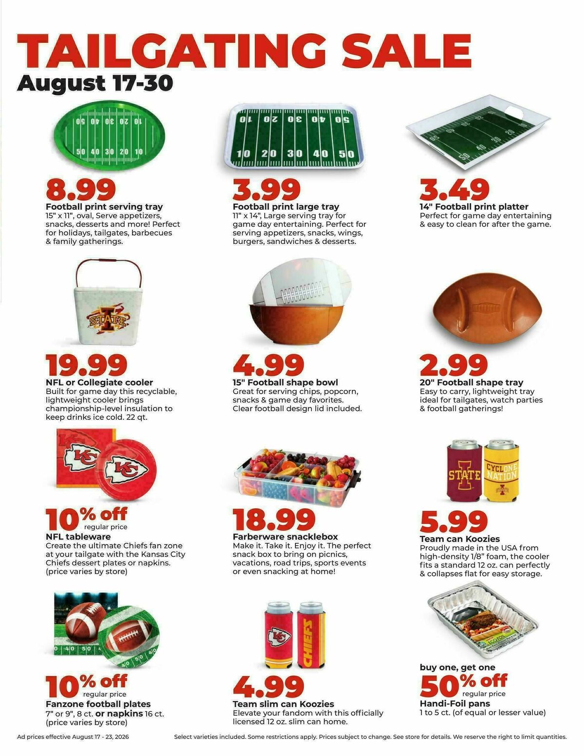 Hy-Vee Weekly Ad from August 17