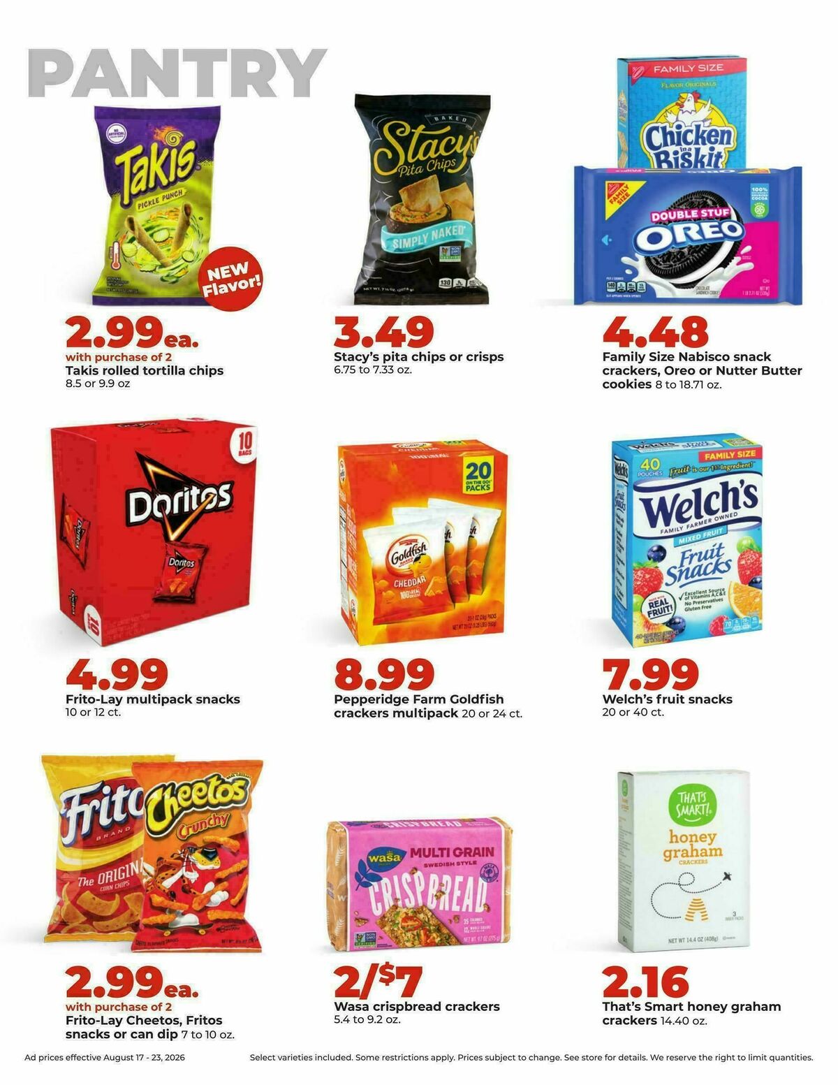 Hy-Vee Weekly Ad from August 17
