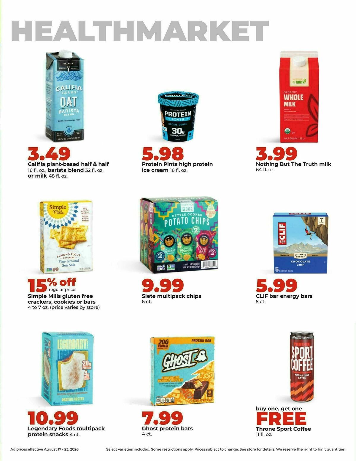 Hy-Vee Weekly Ad from August 17