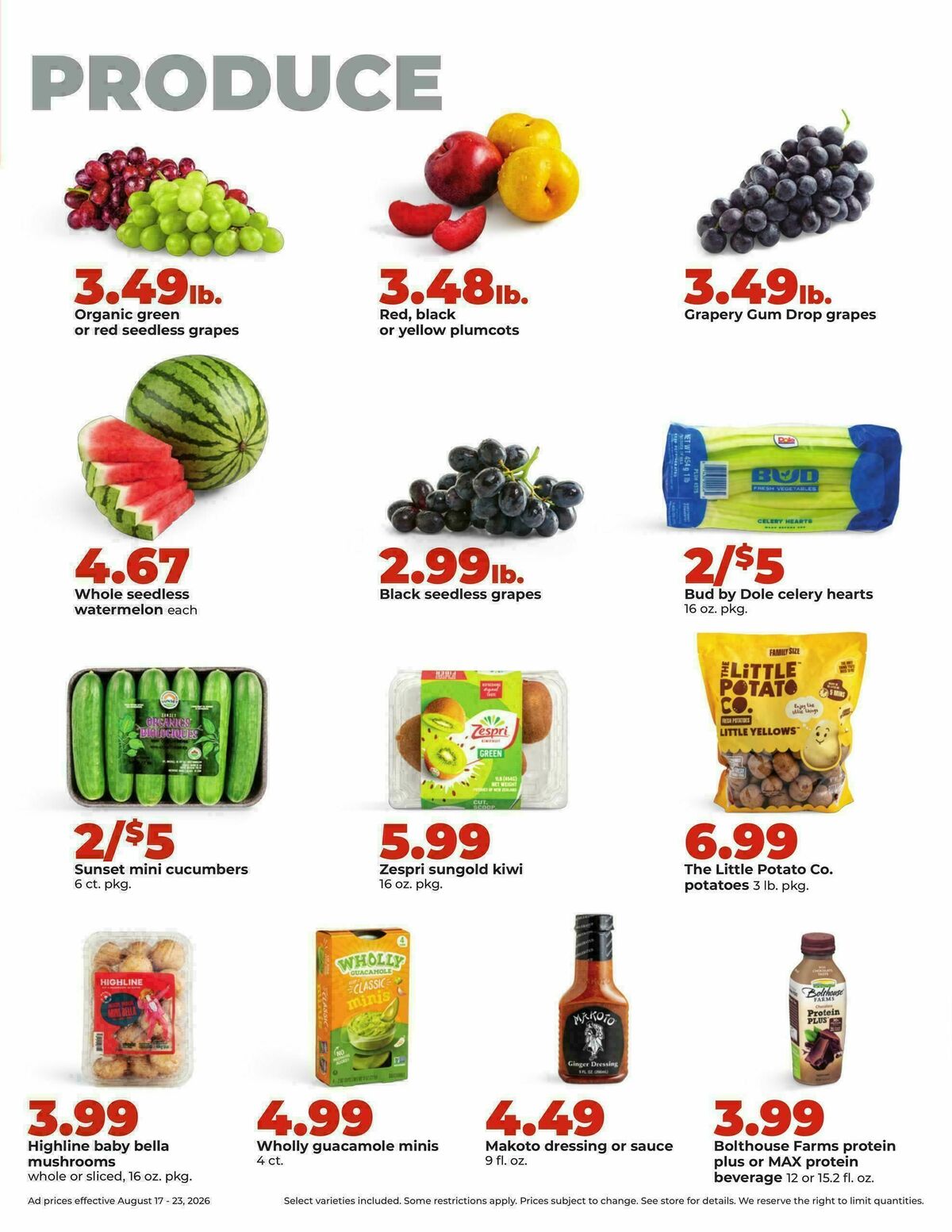Hy-Vee Weekly Ad from August 17