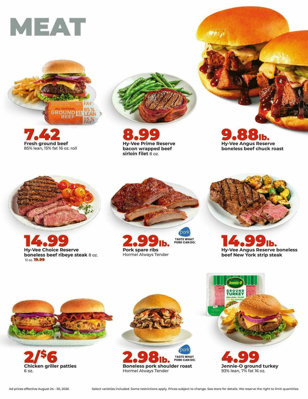 Hy-Vee Weekly Ad from August 24