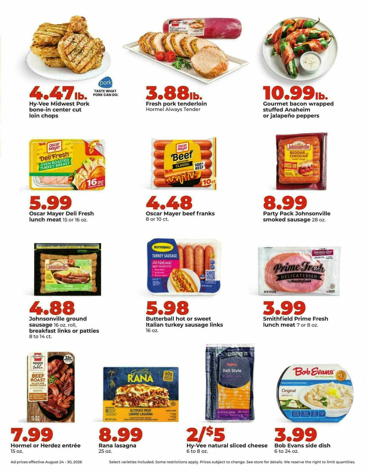 Hy-Vee Weekly Ad from August 24