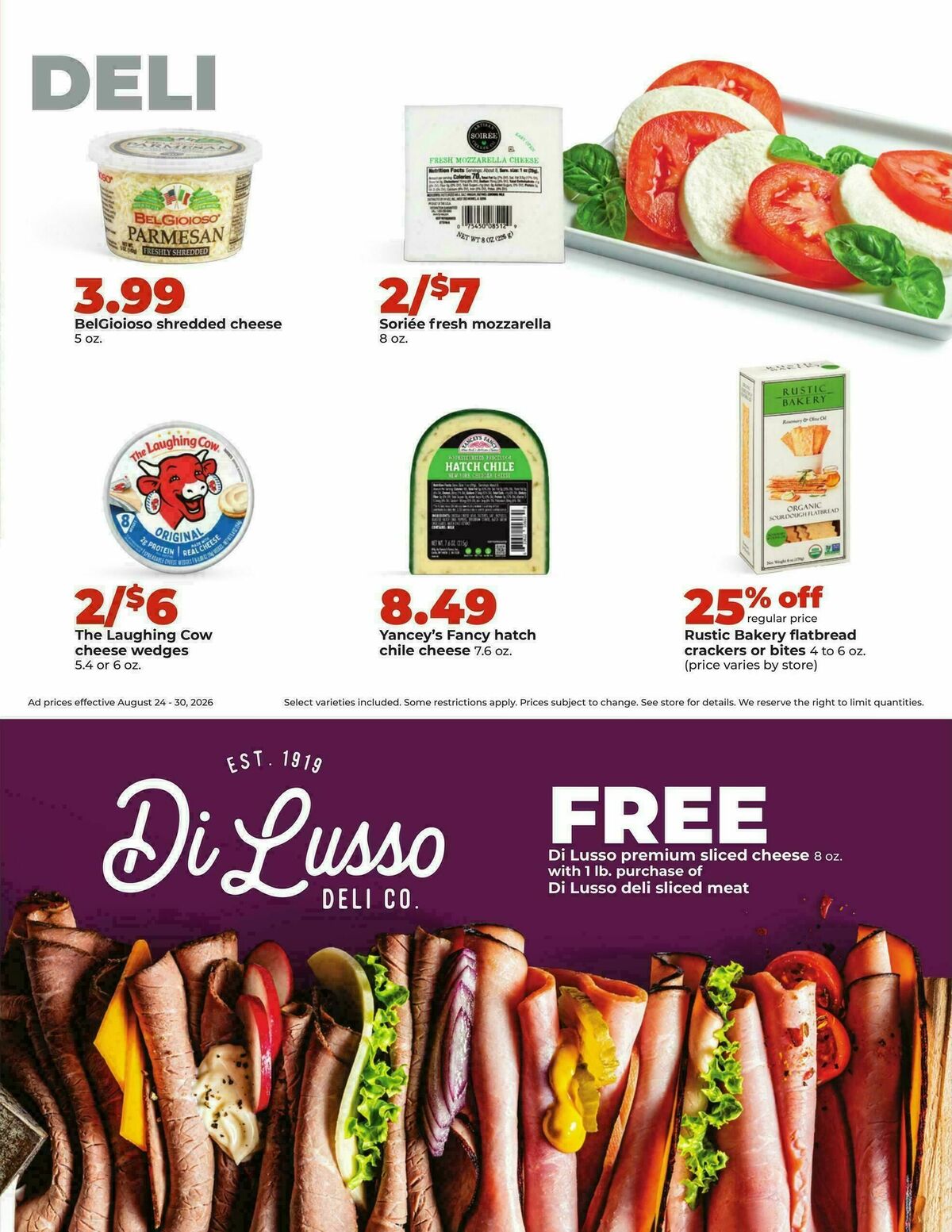 Hy-Vee Weekly Ad from August 24