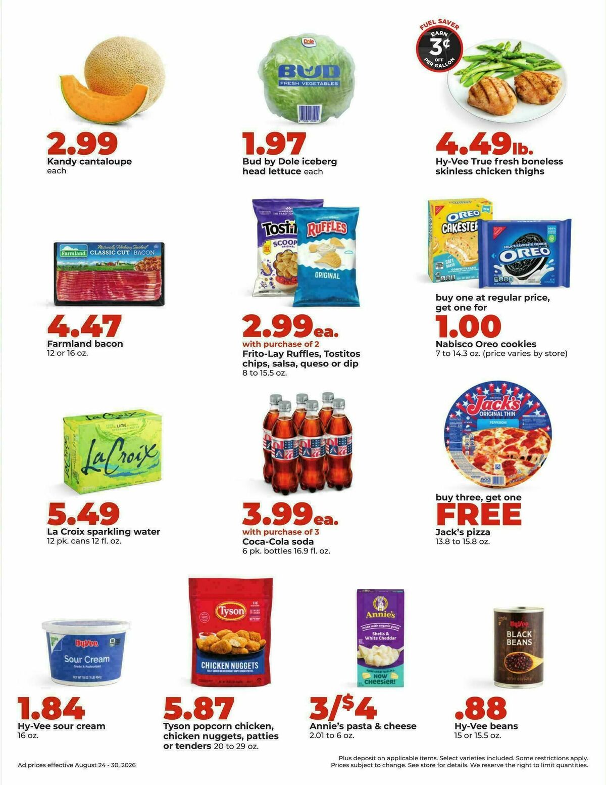 Hy-Vee Weekly Ad from August 24