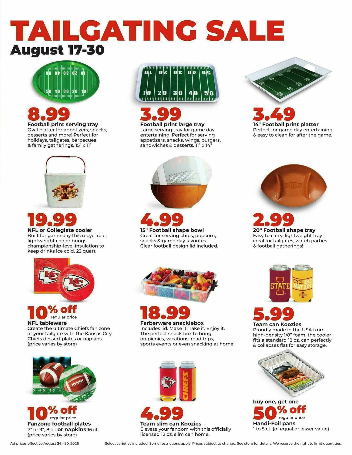 Hy-Vee Weekly Ad from August 24