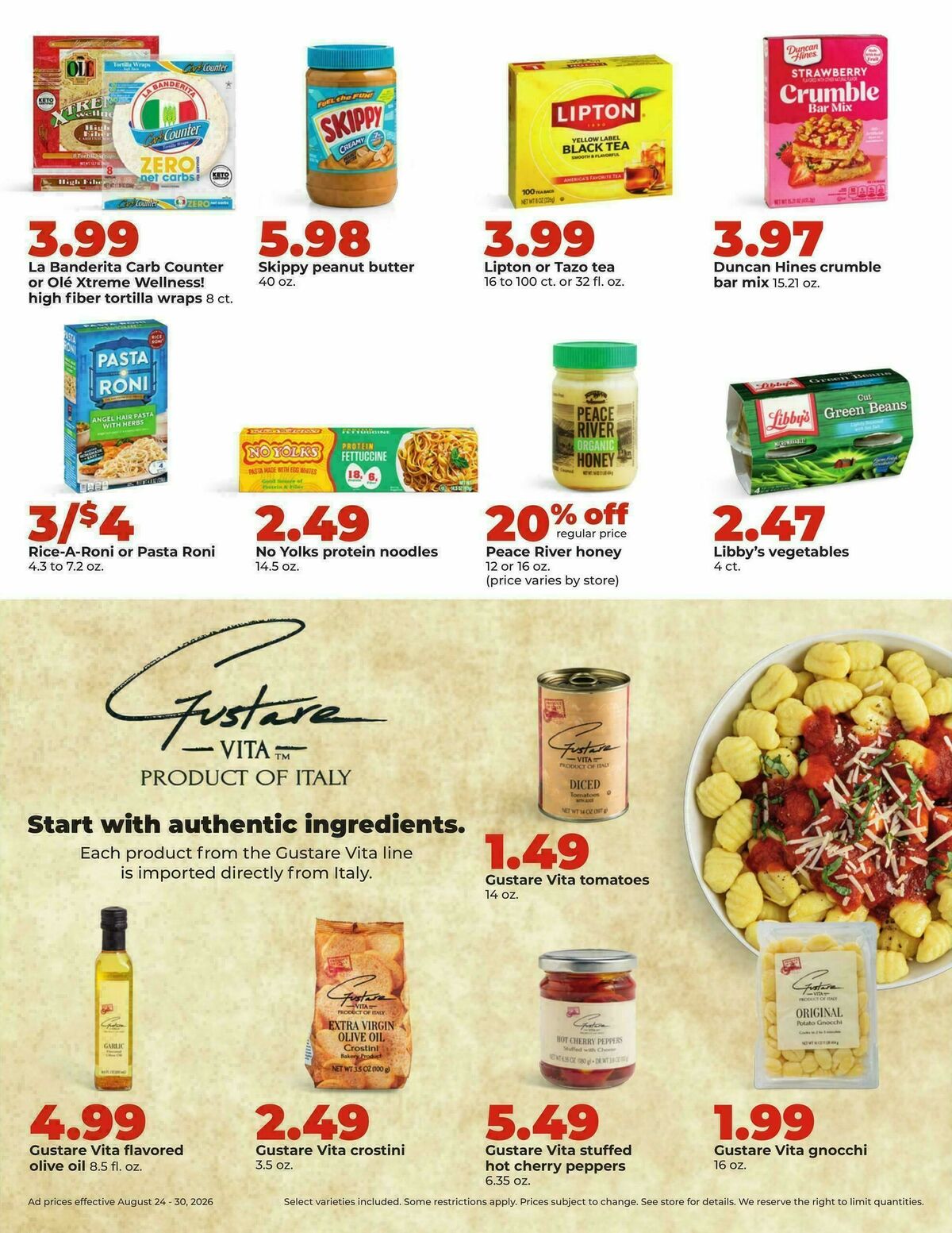 Hy-Vee Weekly Ad from August 24