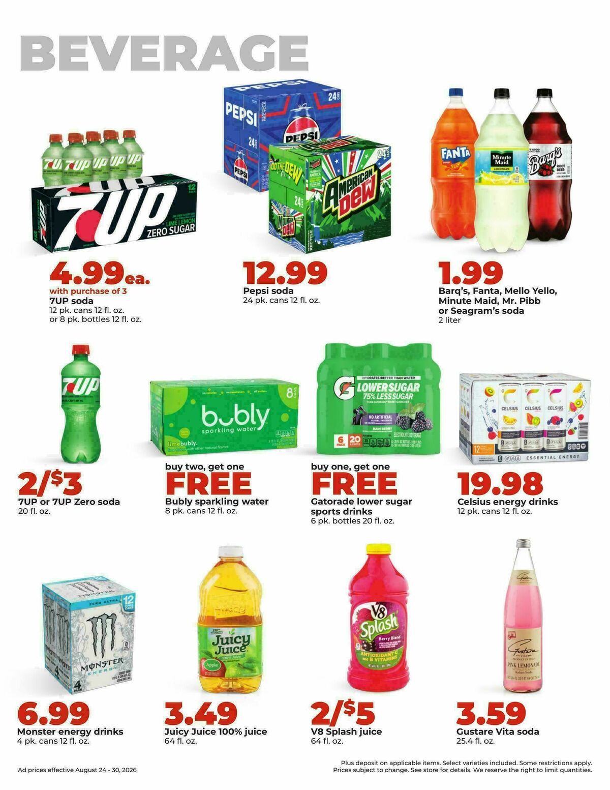 Hy-Vee Weekly Ad from August 24
