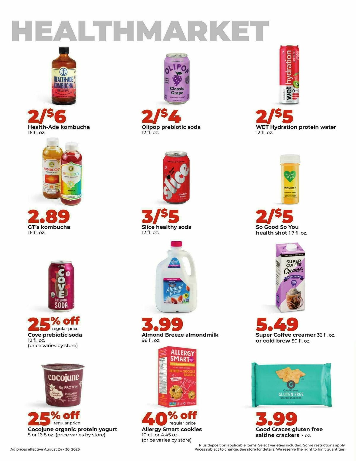 Hy-Vee Weekly Ad from August 24