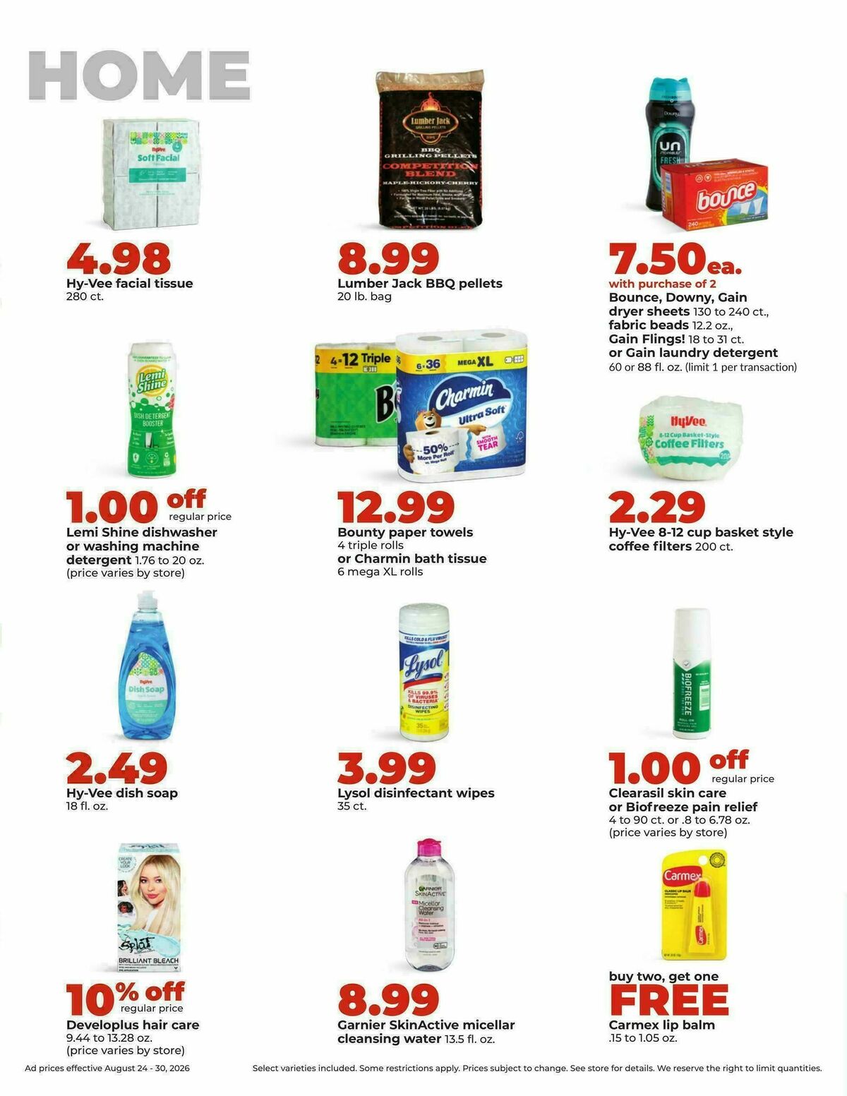Hy-Vee Weekly Ad from August 24