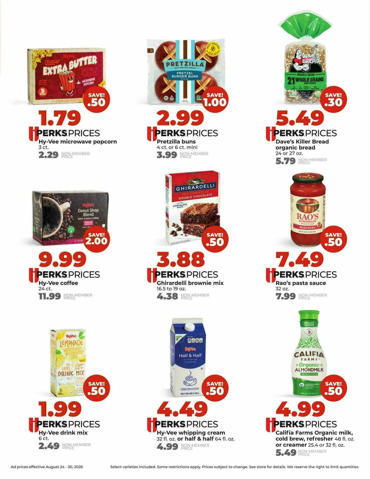 Hy-Vee Weekly Ad from August 24