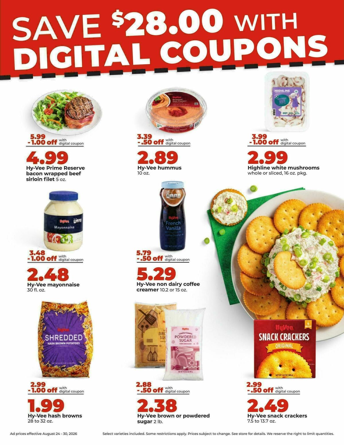 Hy-Vee Weekly Ad from August 24