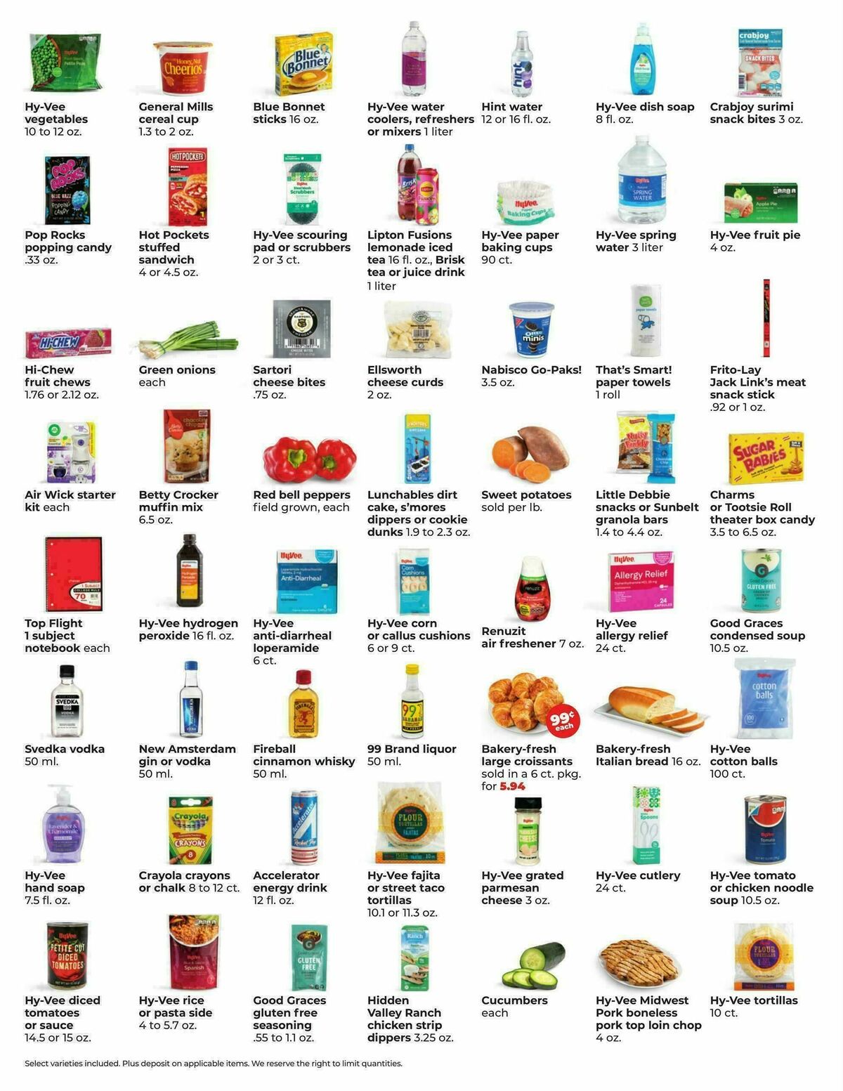Hy-Vee 99¢ SALE Weekly Ad from August 28