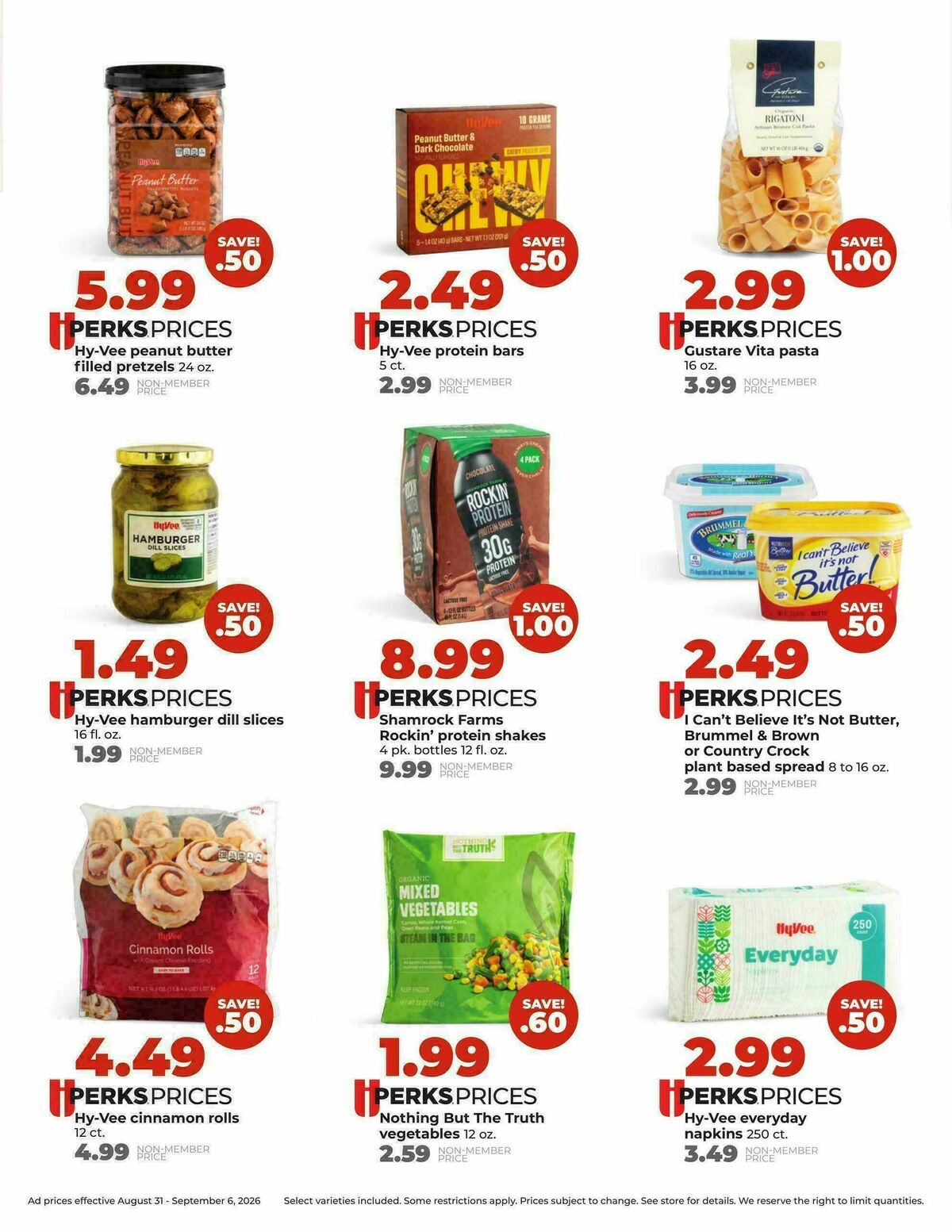 Hy-Vee Weekly Ad from August 31
