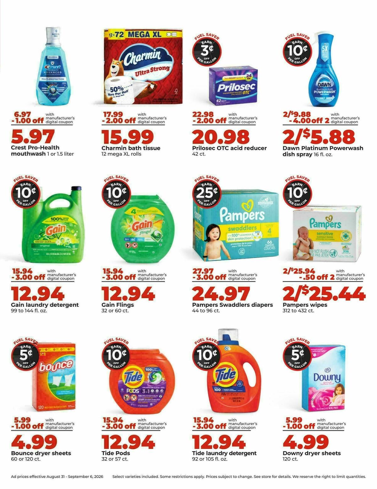 Hy-Vee Weekly Ad from August 31