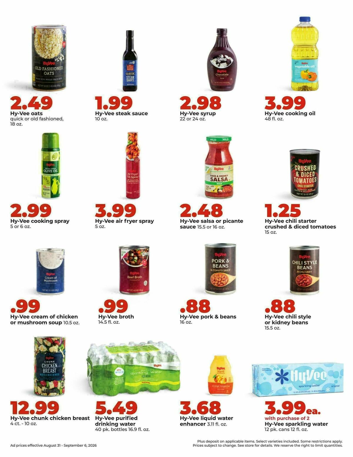 Hy-Vee Weekly Ad from August 31
