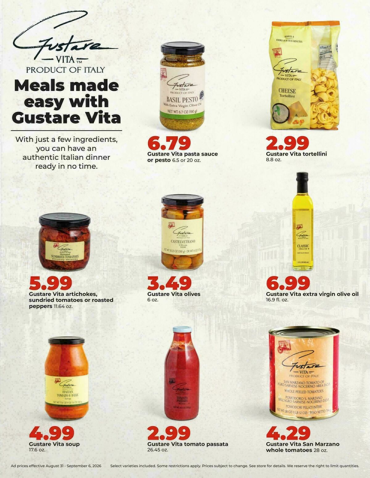 Hy-Vee Weekly Ad from August 31