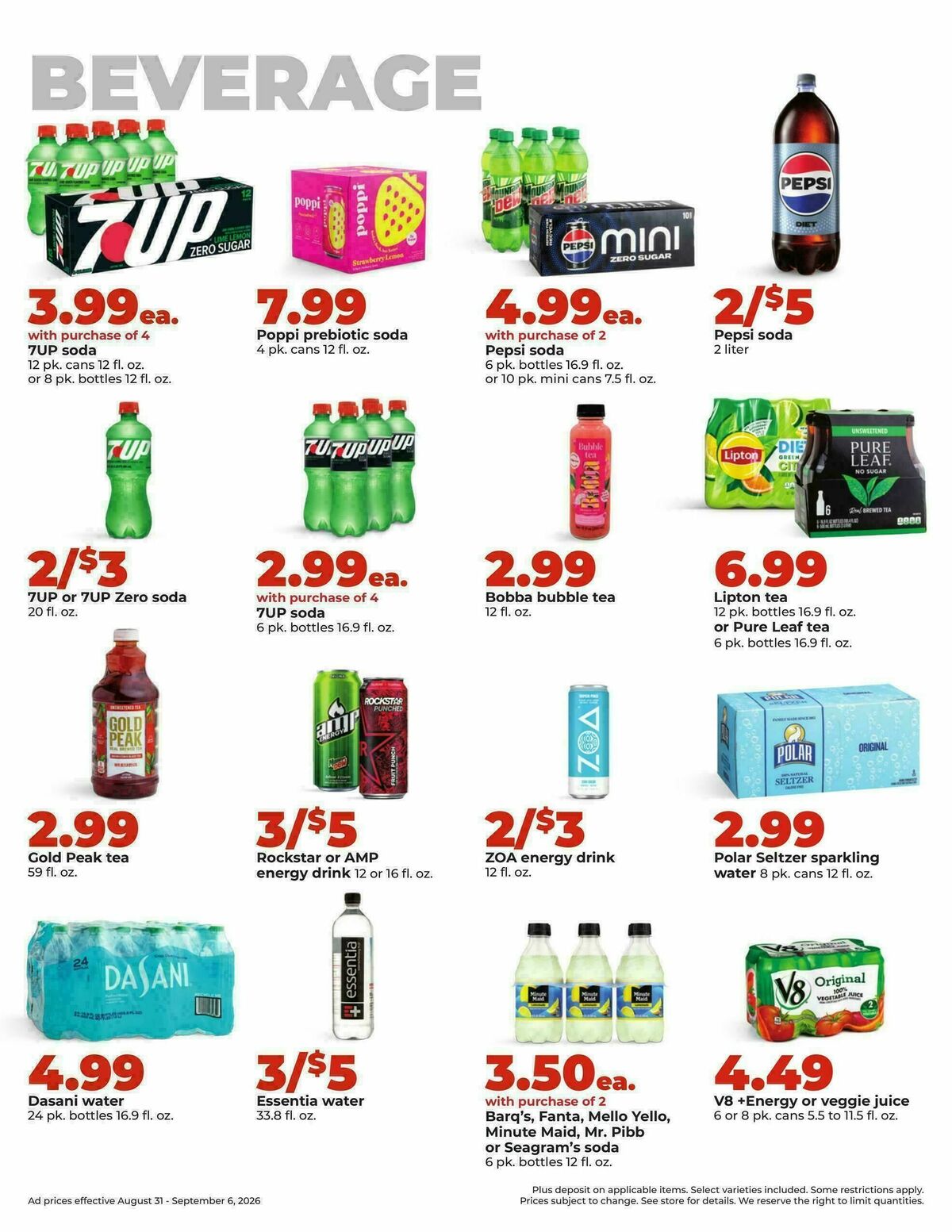 Hy-Vee Weekly Ad from August 31