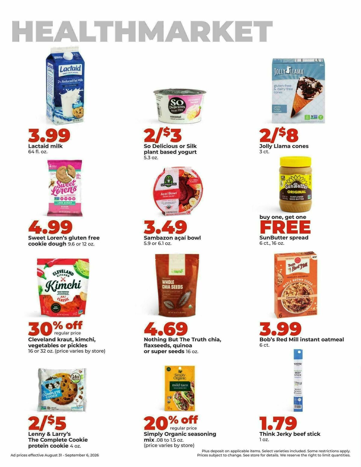 Hy-Vee Weekly Ad from August 31
