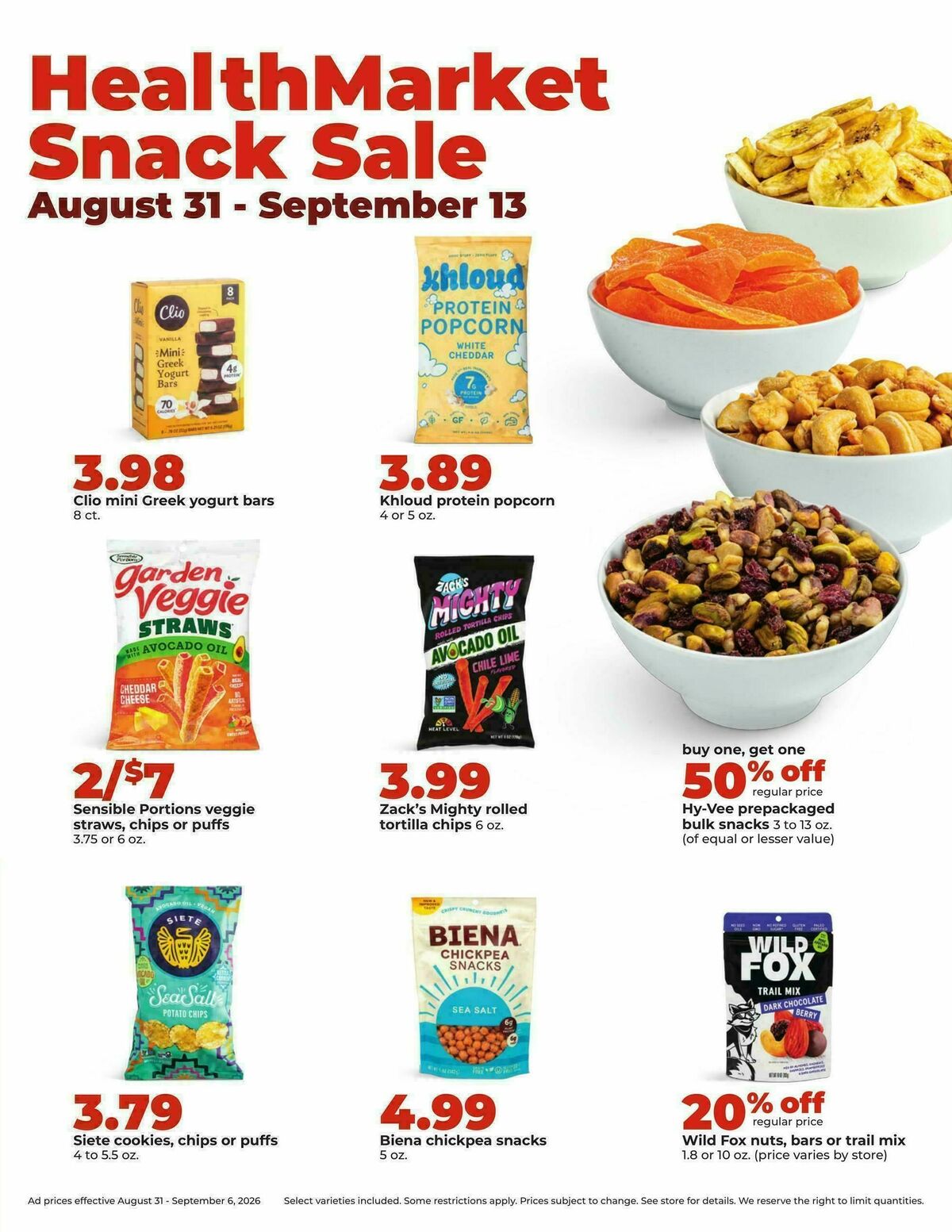 Hy-Vee Weekly Ad from August 31
