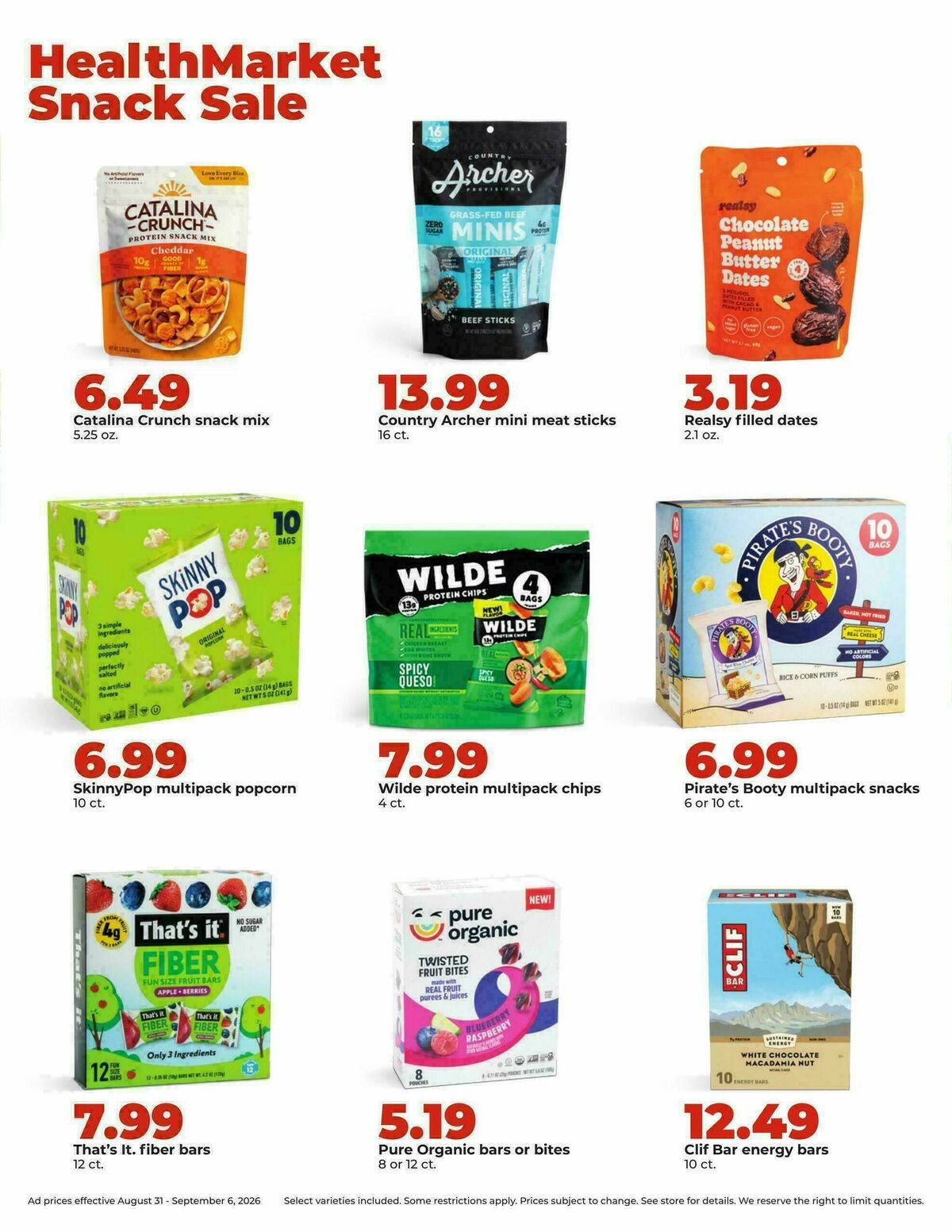 Hy-Vee Weekly Ad from August 31