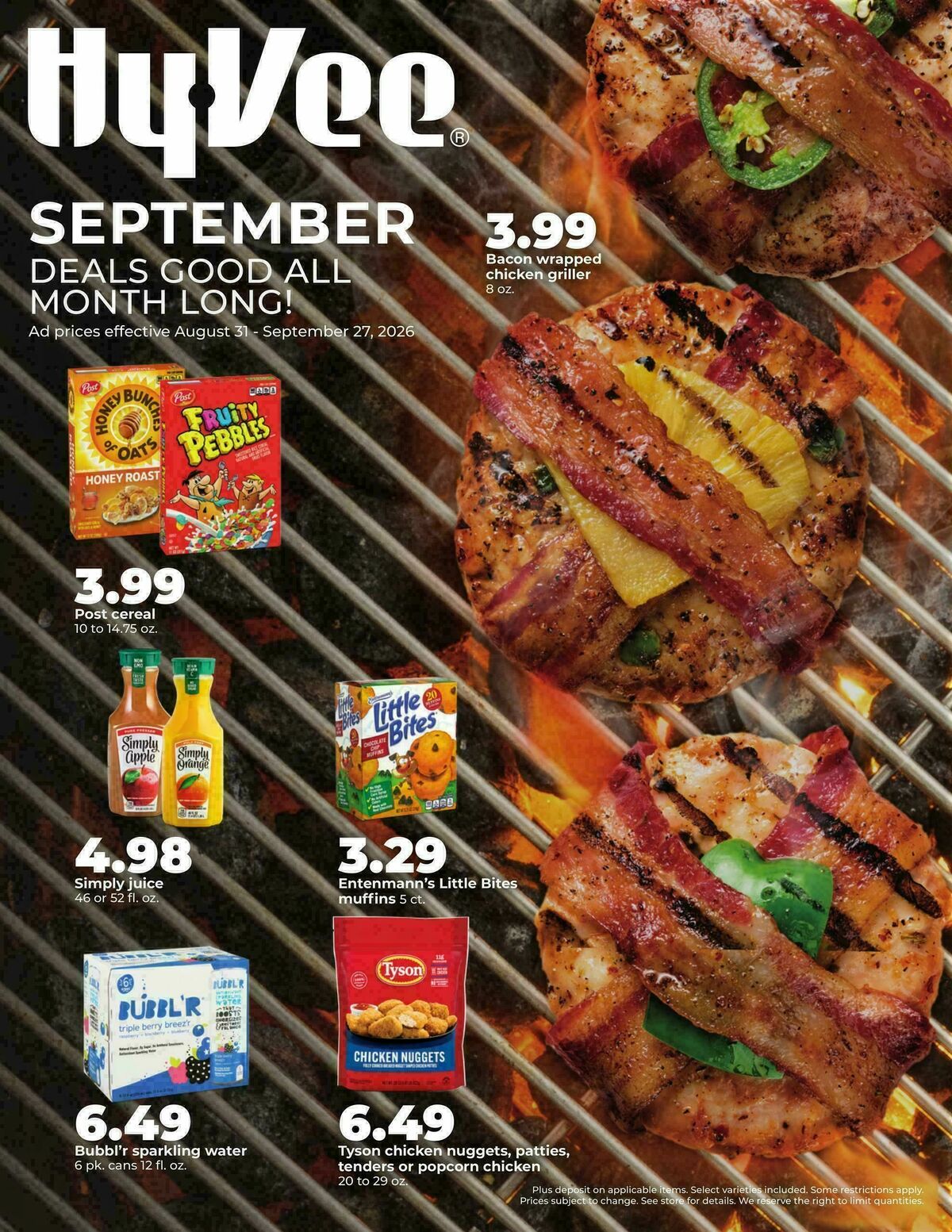 Hy-Vee DEALS GOOD ALL MONTH LONG Weekly Ad from August 31