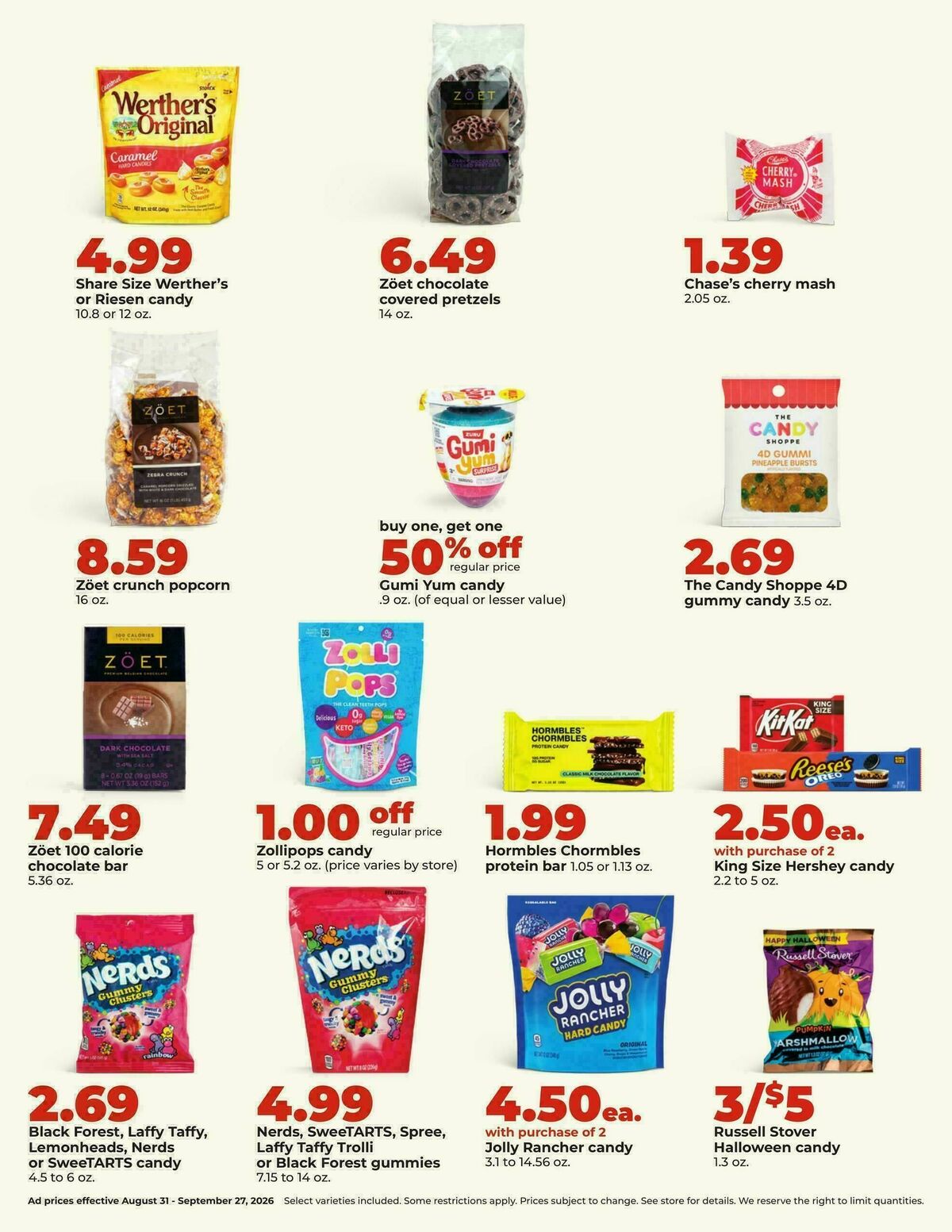 Hy-Vee DEALS GOOD ALL MONTH LONG Weekly Ad from August 31