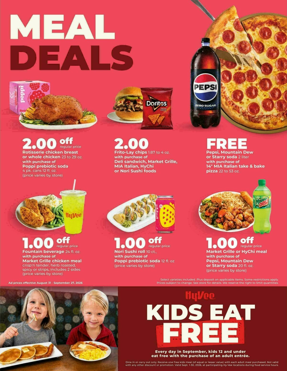 Hy-Vee DEALS GOOD ALL MONTH LONG Weekly Ad from August 31