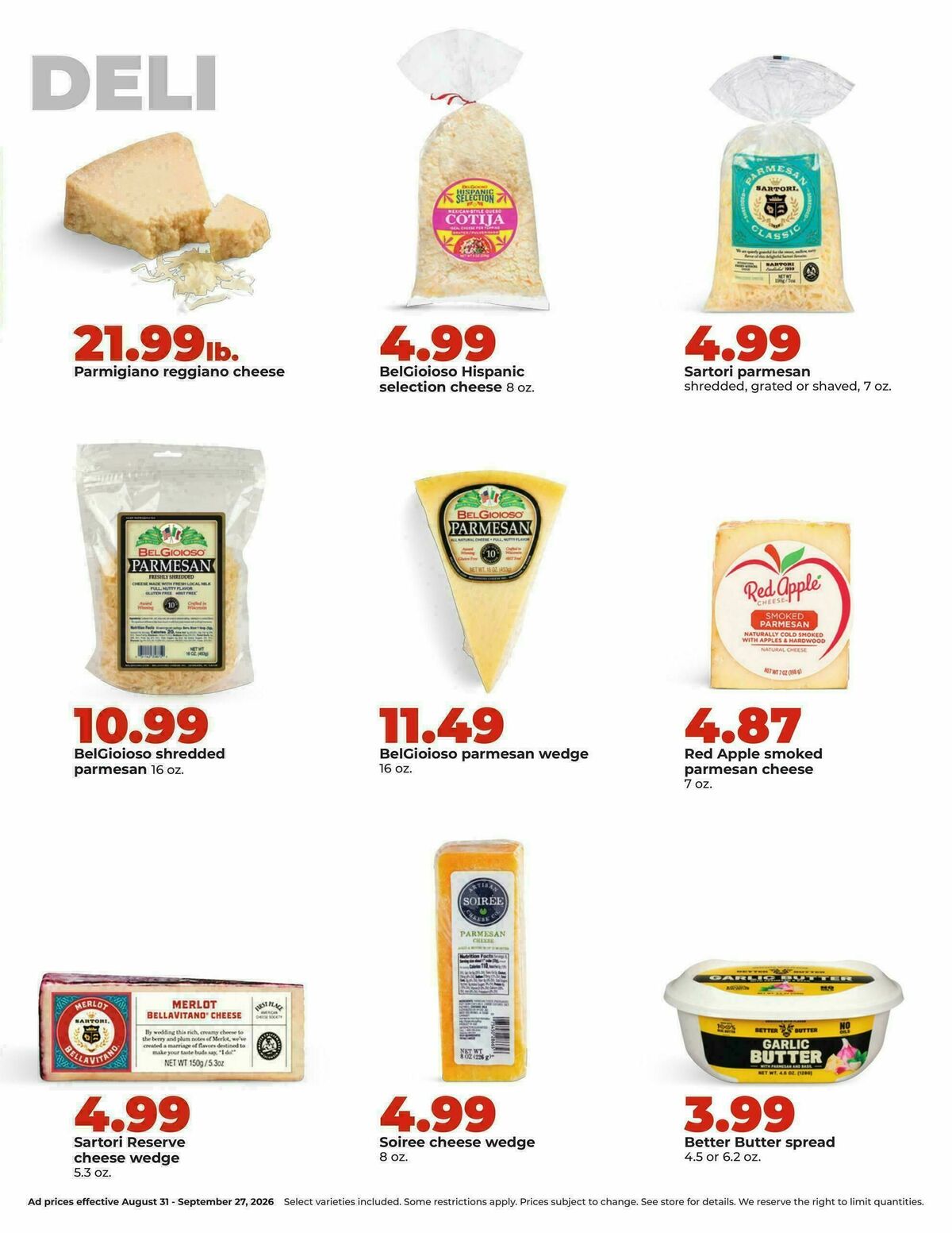 Hy-Vee DEALS GOOD ALL MONTH LONG Weekly Ad from August 31