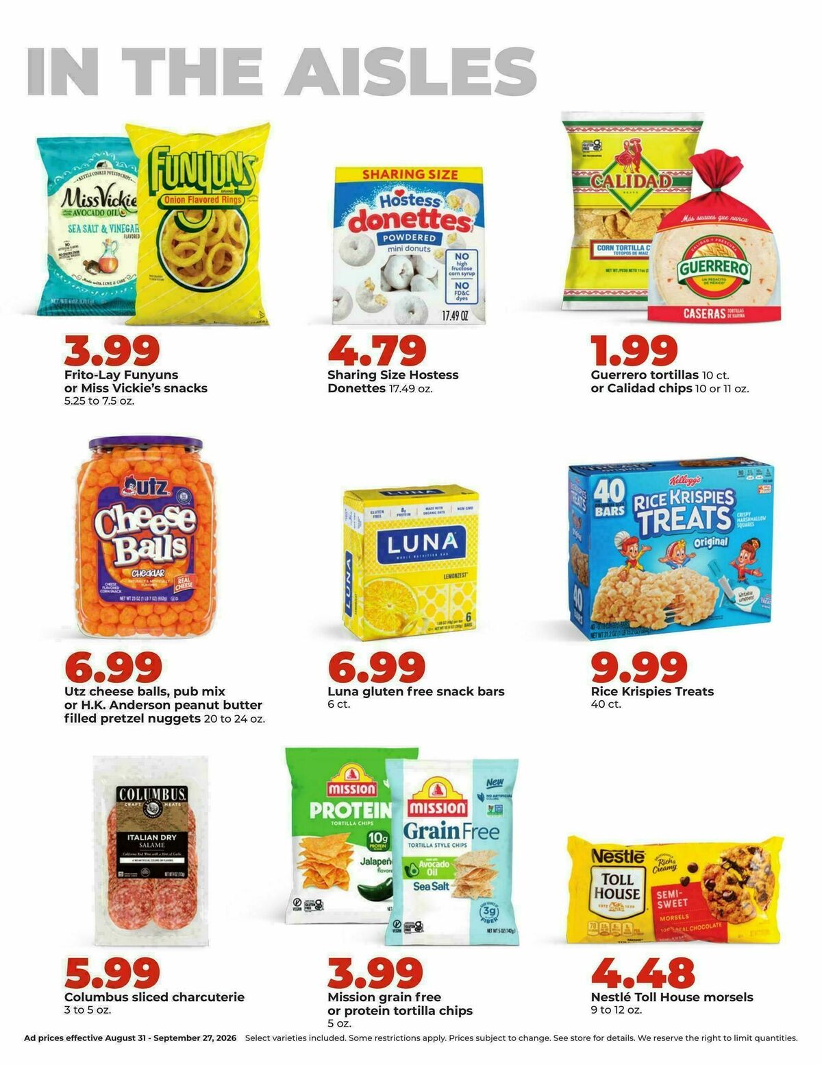 Hy-Vee DEALS GOOD ALL MONTH LONG Weekly Ad from August 31